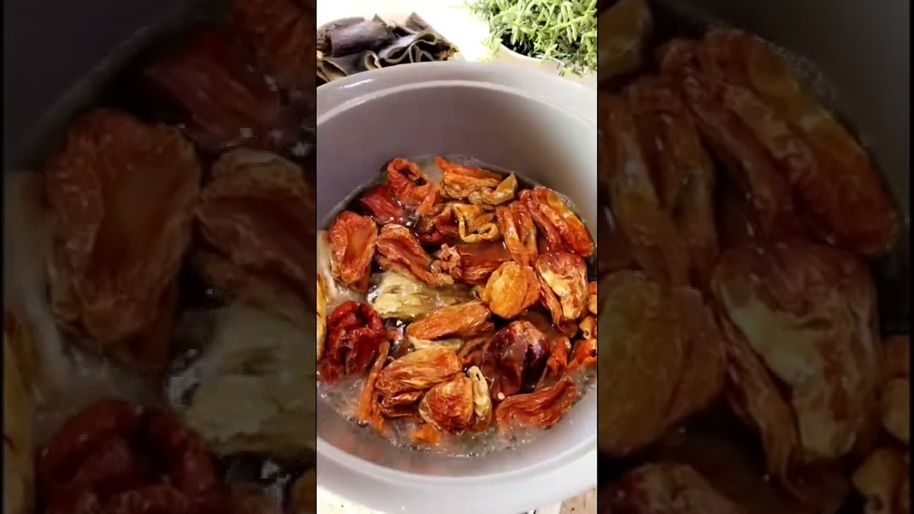 محشي الباذنجان والفلفل الرومي التركي المجفف