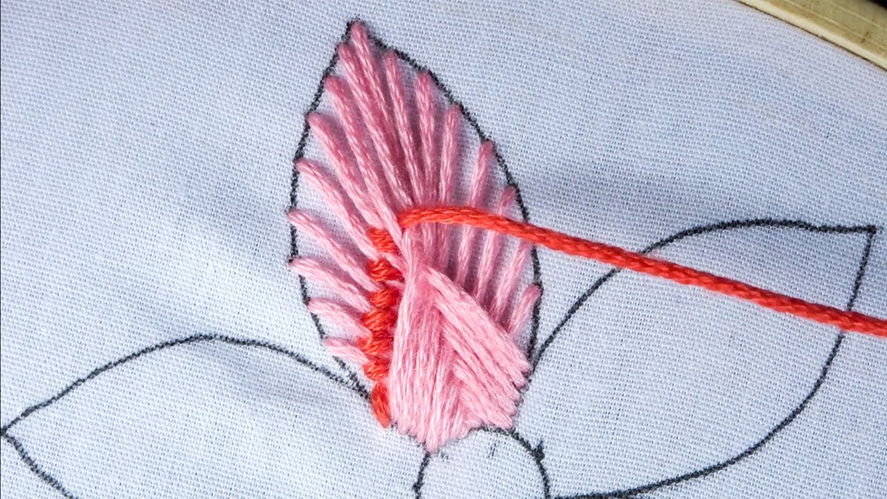Hand Embroidery Amazing Flower Design with Super Easy Tutorial