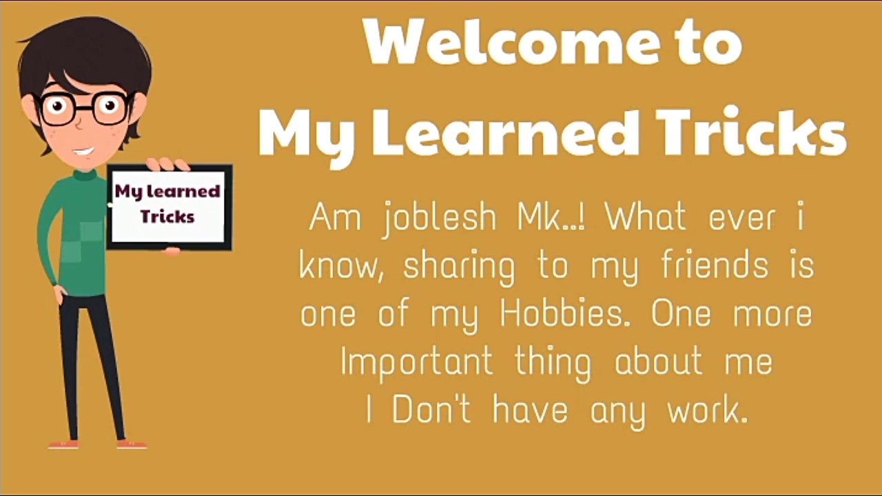 My Learned Tricks - Intro - YouTube