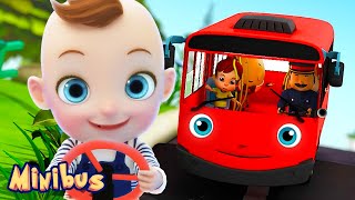 red bus song wheels on the bus song nursery rhymes kids songs minibus