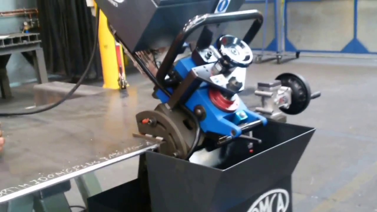 Fazowanie blachy Optim 700 ukosowarką OMCA900+