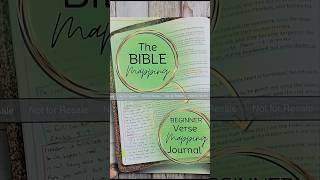 Bible Study for Beginners - Verse Mapping Journal