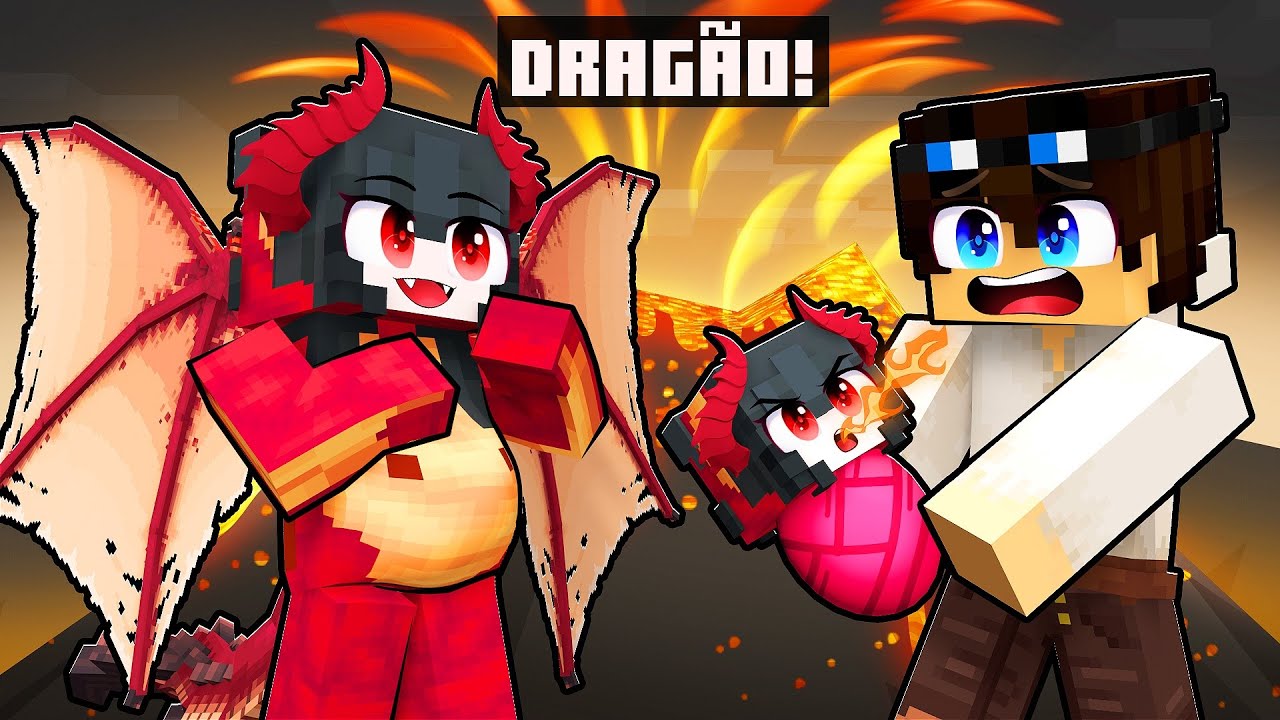 GAROTA DRAGÃO está GRÁVIDA no Minecraft!