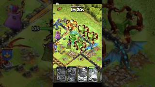 Clash of clans 🌟🌟🌟 3star attack gameplay#shorts#bestth18base#clashofclans#cr7skills DRAGON ATTACK