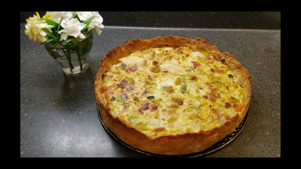 Tarta de Puerro y Panceta🥓🥧Leek and Bacon Pie🥓🥧