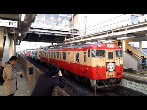 烏山線キハ40ラストラン 宇都宮線直通 最後の一駅