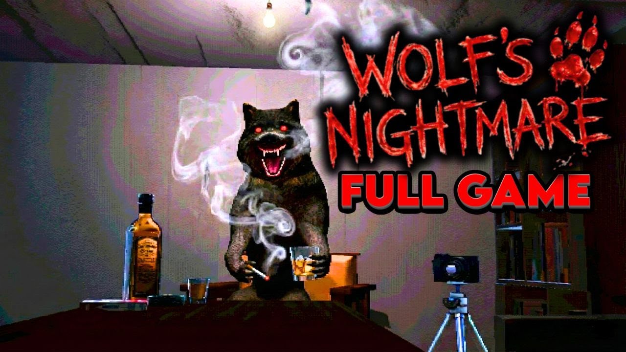 Полное прохождение Wolf's Nightmare | Инди-хоррор | Дэвид Багински | itch.io