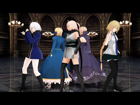 【Fate/MMD】一騎当千 ジャンヌ、アルトリア、沖田