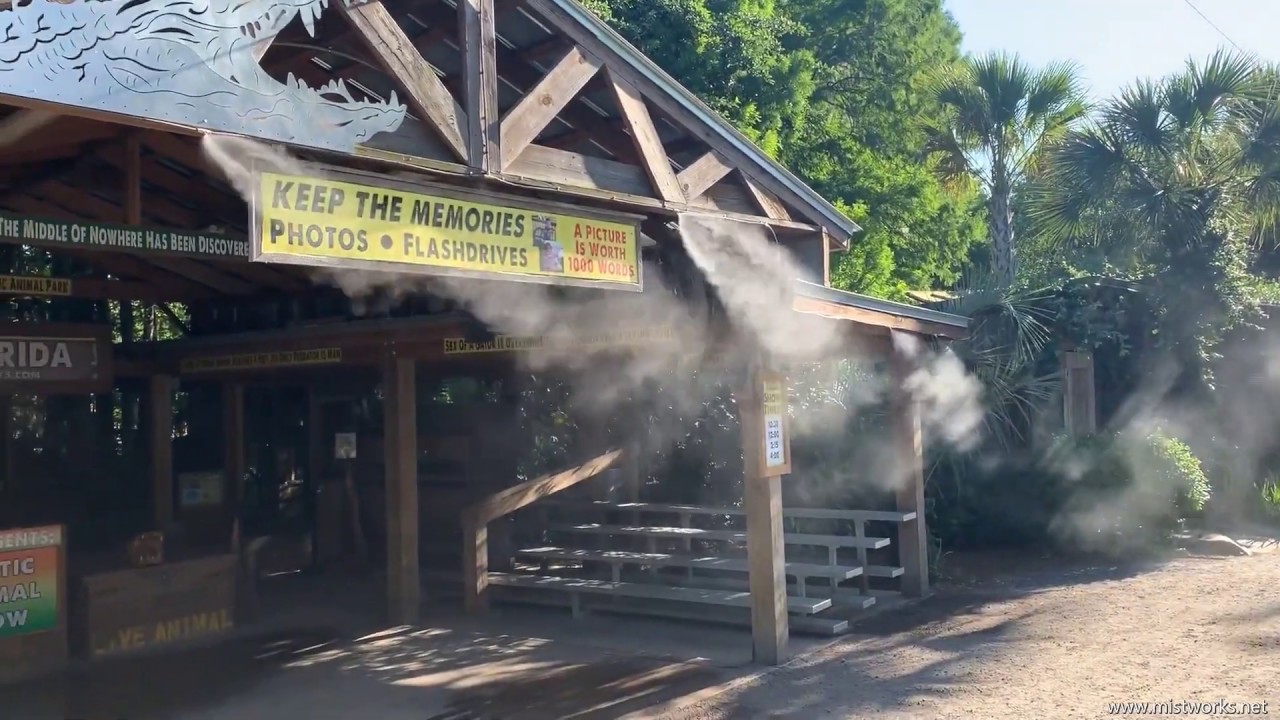 Mist Works at Wild Florida Airboats & Gator Park