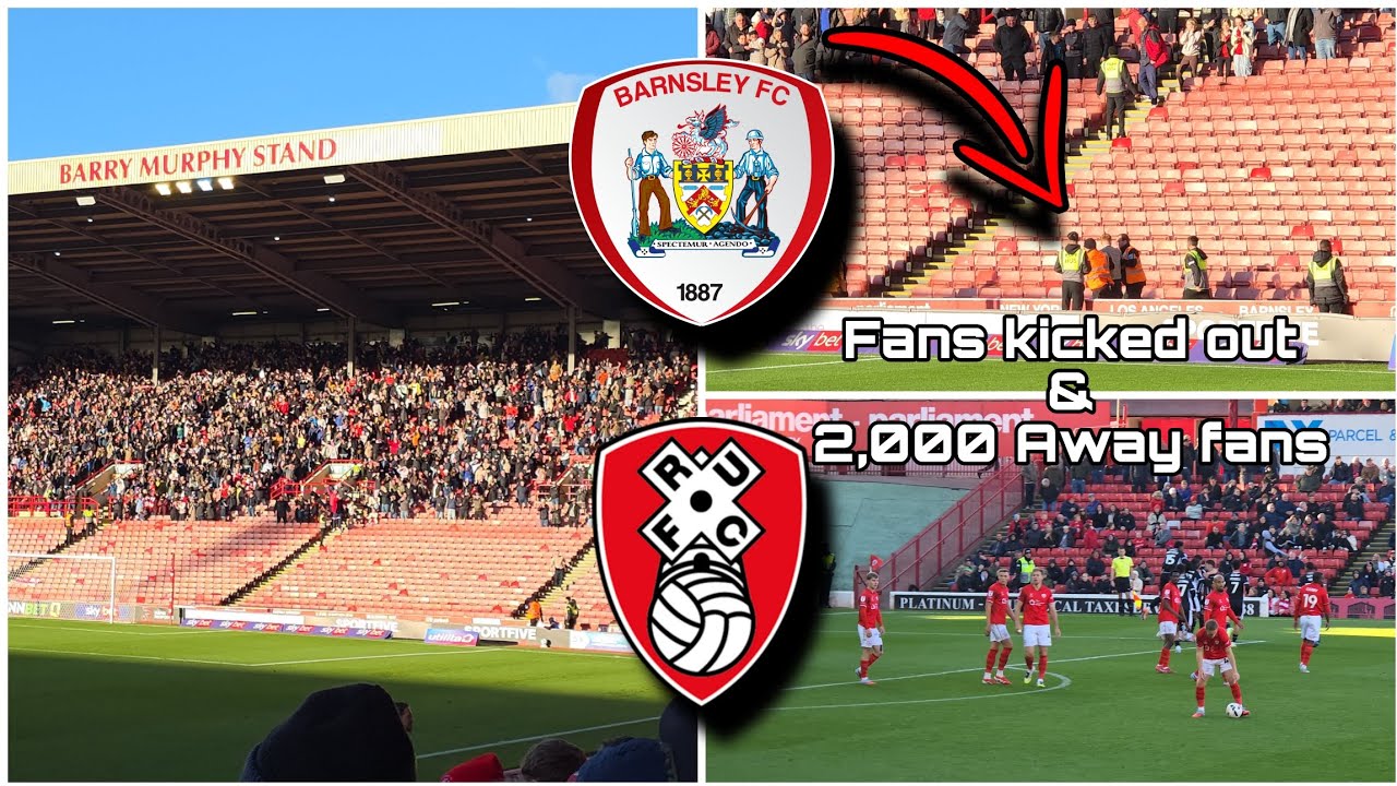 Болельщиков гостевой команды выгнали во время выездного матча!/ Видеоблог «Барнсли» — «Ротерем»!