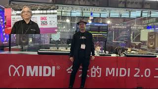 Music China Booth with Studio Logic, Melbourne Instruments and Yamaha MODX-M