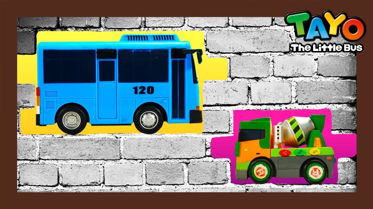 kids anka Tayo was pinned under the brick wall! l Tayo Heavy Vehicles Squad S2 l Tayo the little bus