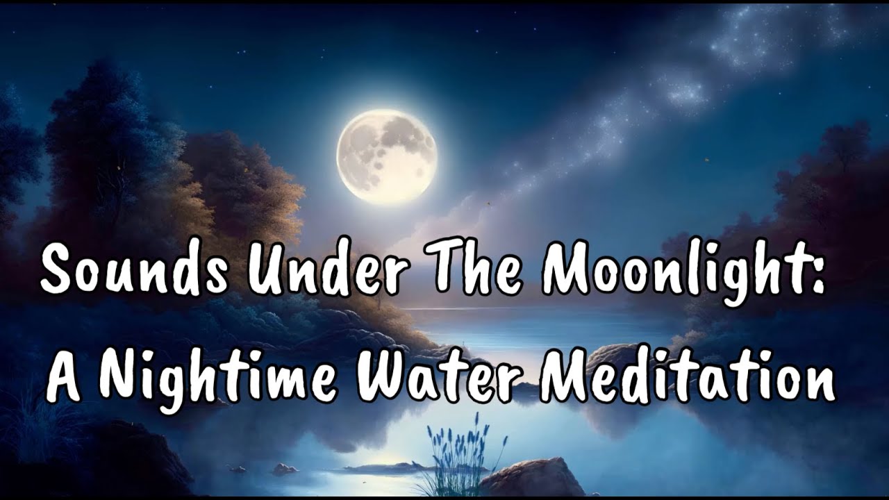 Sounds Under the Moonlight: A Nighttime Water Meditation🦉