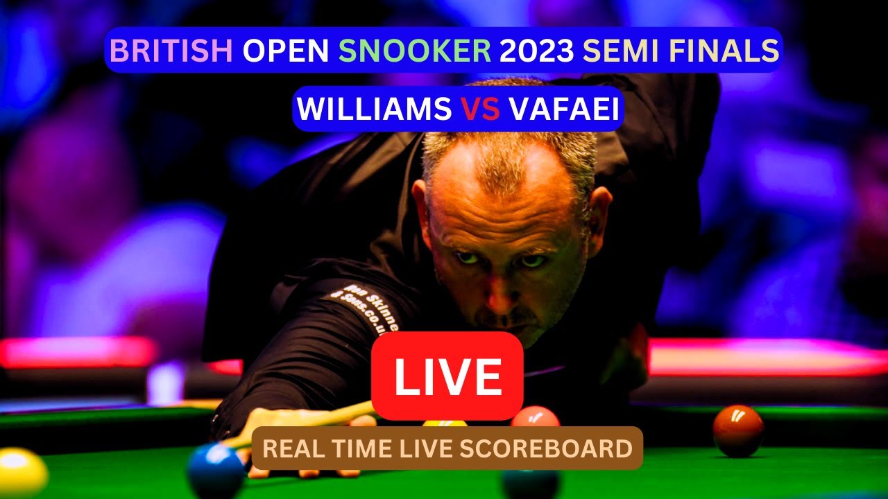 snooker semi final live score