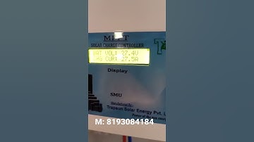 Trapsun Mppt Real Time Performance Test video...