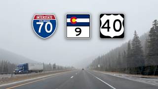 Denver to Steamboat Springs, Colorado Drive in 11 Minutes - Timelapse
