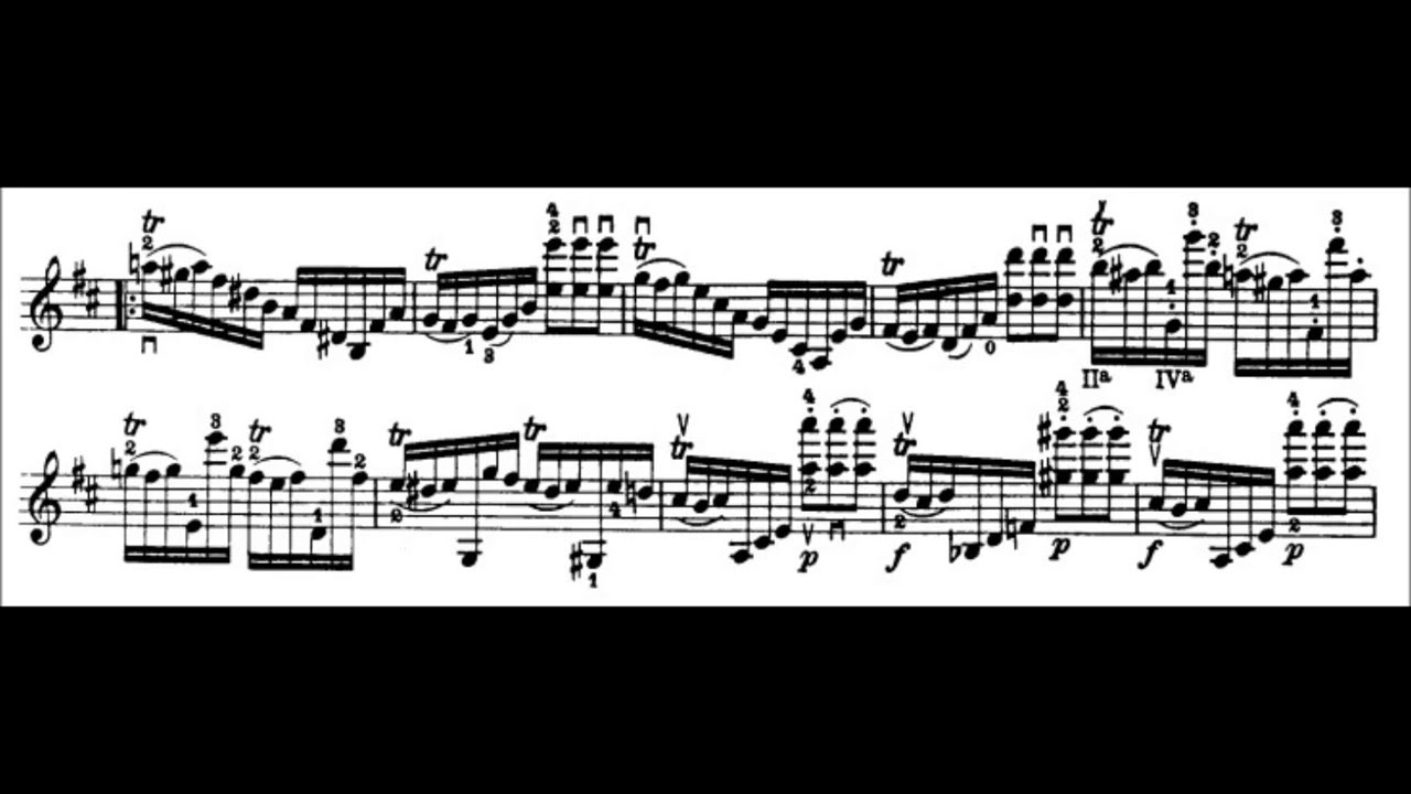 Caprice No.20 - Violin