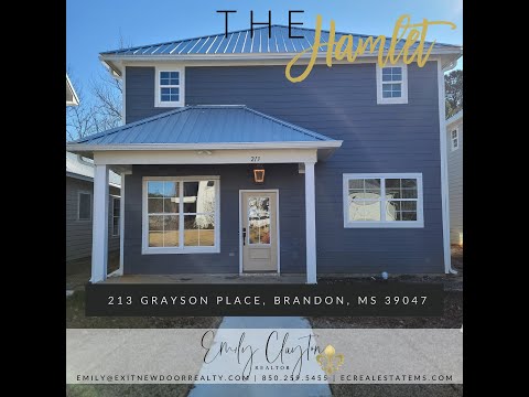 213 Grayson Place, Brandon, MS home video tour
