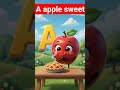 A for Apple 🍎 | ABCD Learning Cartoon for Kids | Fun Alphabet Song | Nursery Rhymes #cartoonforkids