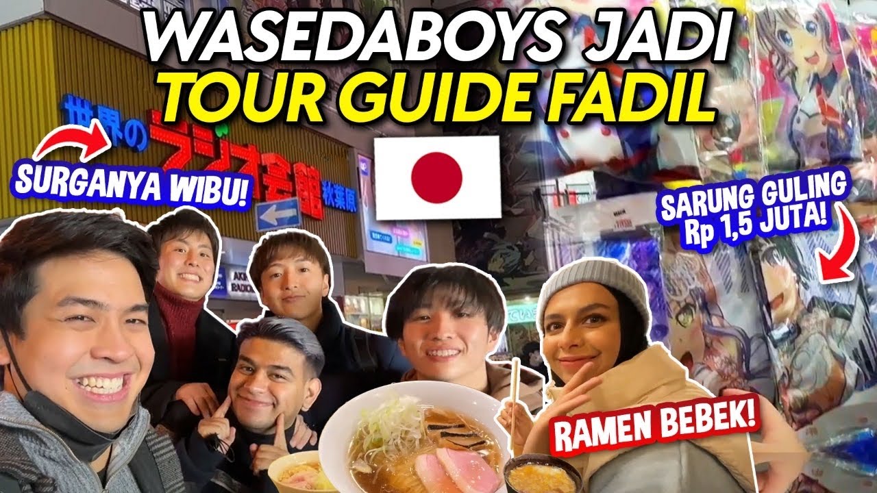 Serunya Wasedaboys Jadi Tour Guide Buat Rombongan Fadil Jaidi di Jepang!