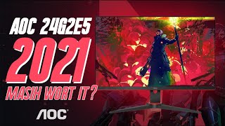 2021 Masih Worth It?? Review Monitor Gaming AOC 24G2E5 (Unboxing & Review)