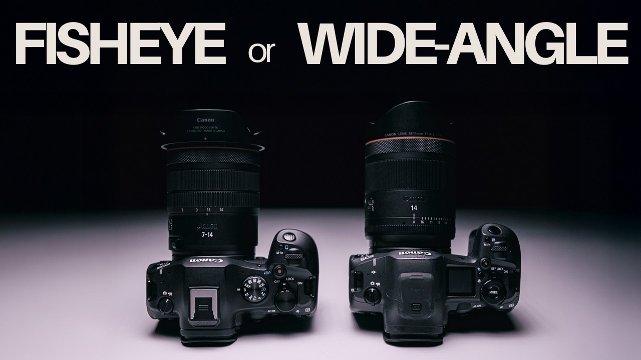 NEW Canon RF 14mm f/1.4 & 7–14mm Fisheye Zoom | Pro Drummer Shoot with David Bergman