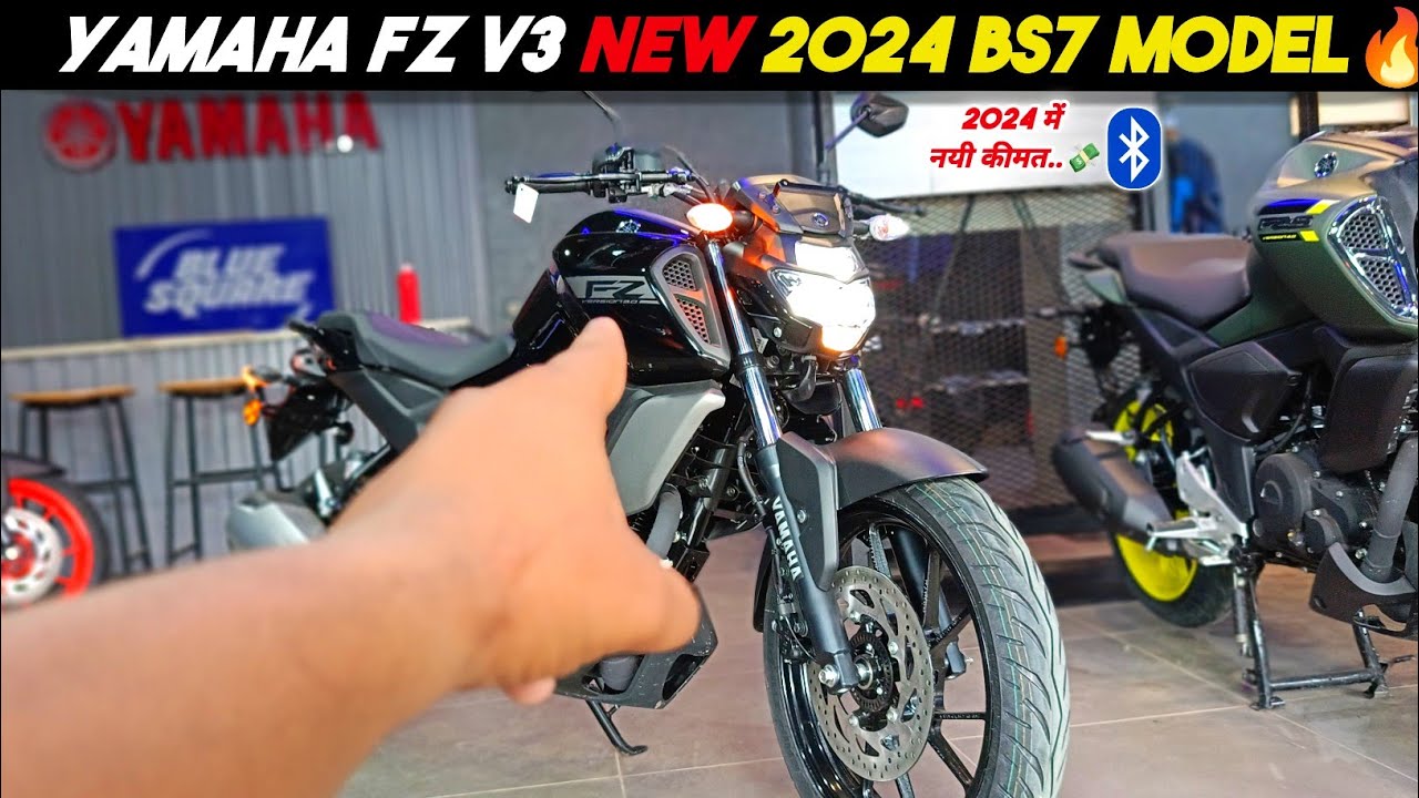 YAMAHA FZ V3 Black Colour 2024 Bs7 Model Review New Update Fz V3 yamaha-fz-v3-black-colour-2024-bs7-model-review-new-update-fz-v3