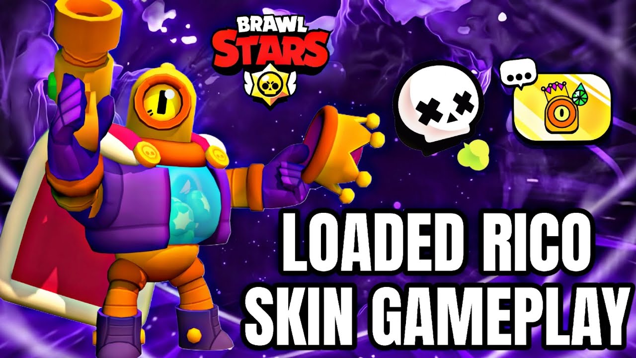 💰 Loaded Rico Skin Gameplay 🤖 | Brawl Stars - YouTube