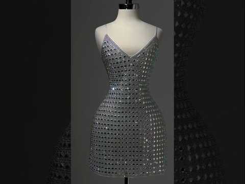 New✨ Svana dress in silver Sparkle💖 #fashion #model #beauty #style #outfit #shorts
