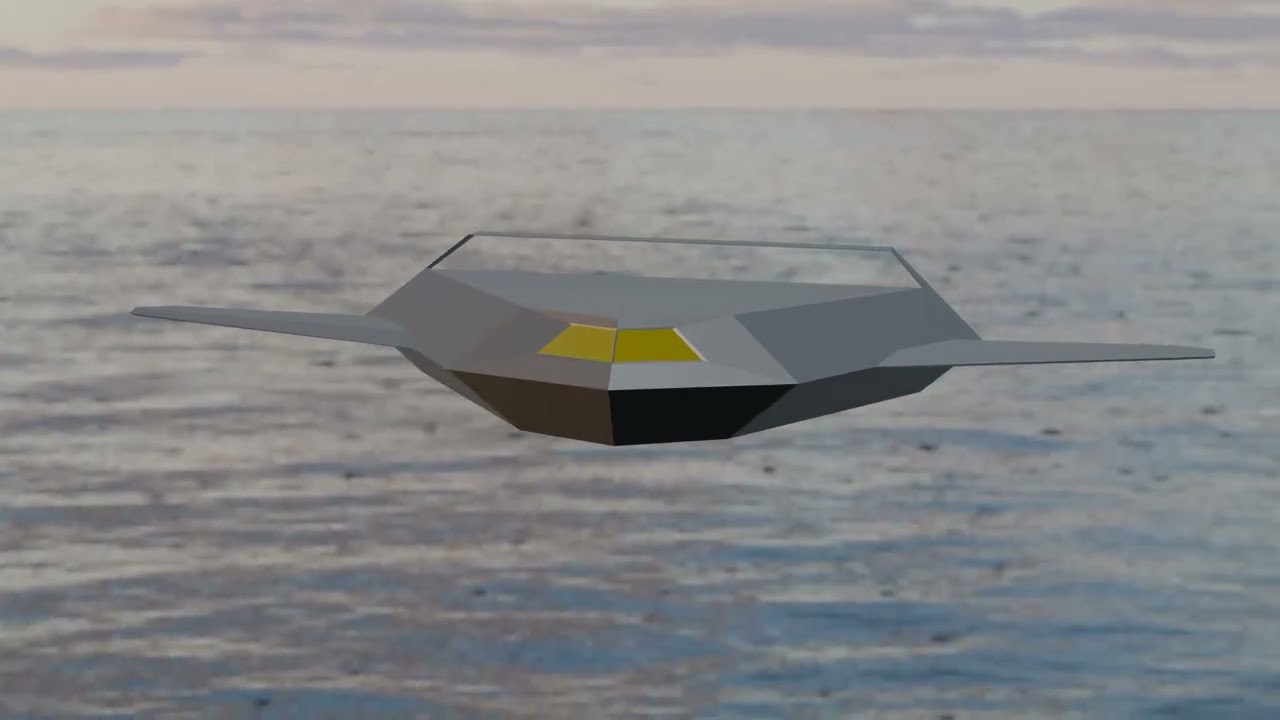 Futuristic Cargo Plane