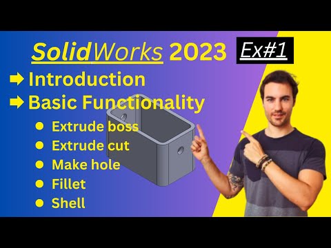 Exercise#1 SOLIDWORKS 2023 || SolidWorks Tutorial for Beginners | SolidWorks tutorial | Beginner#cad