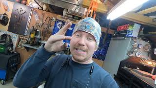 Fixing Chrome Motorcycle Exhaust Rust Hole - TIG Welding - Patch Panel - Baileigh Slip Roller
