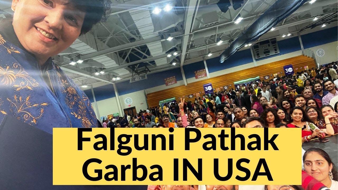 Falguni Pathak Biggest Navratri Celebration in USA YouTube