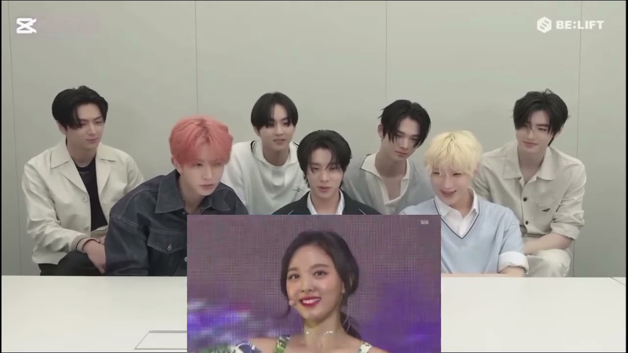 ENHYPEN REACTİON TO TWİCE LOOK AT ME