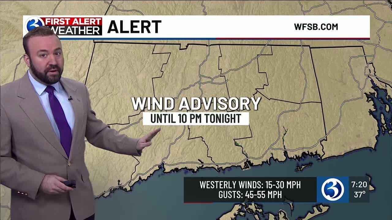 FORECAST: First Alert Weather Day for strong wind gusts - YouTube