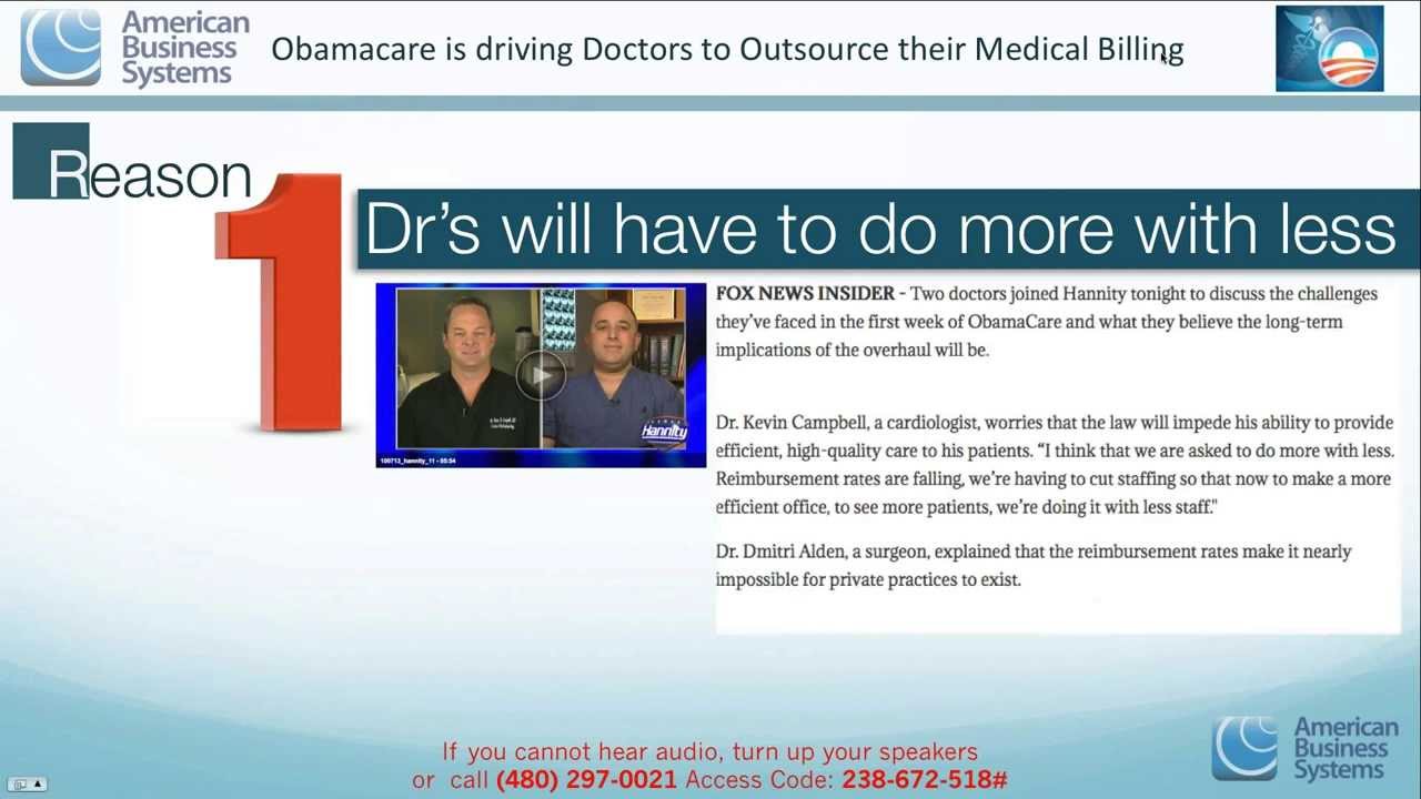 Obamacare is Driving Doctors to Outsource Their Billing systems biology
