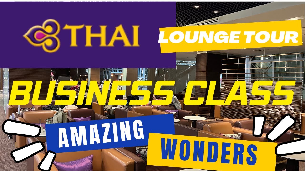 Бизнес-класс Thai Airways, тур в салон | Аэропорт Суварнабхуми