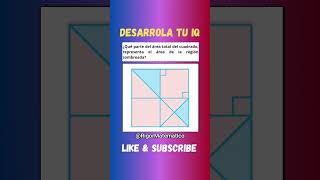 determina el área sombreada #retomatematico #rigormatematico #nichomatematico #quiz #maths