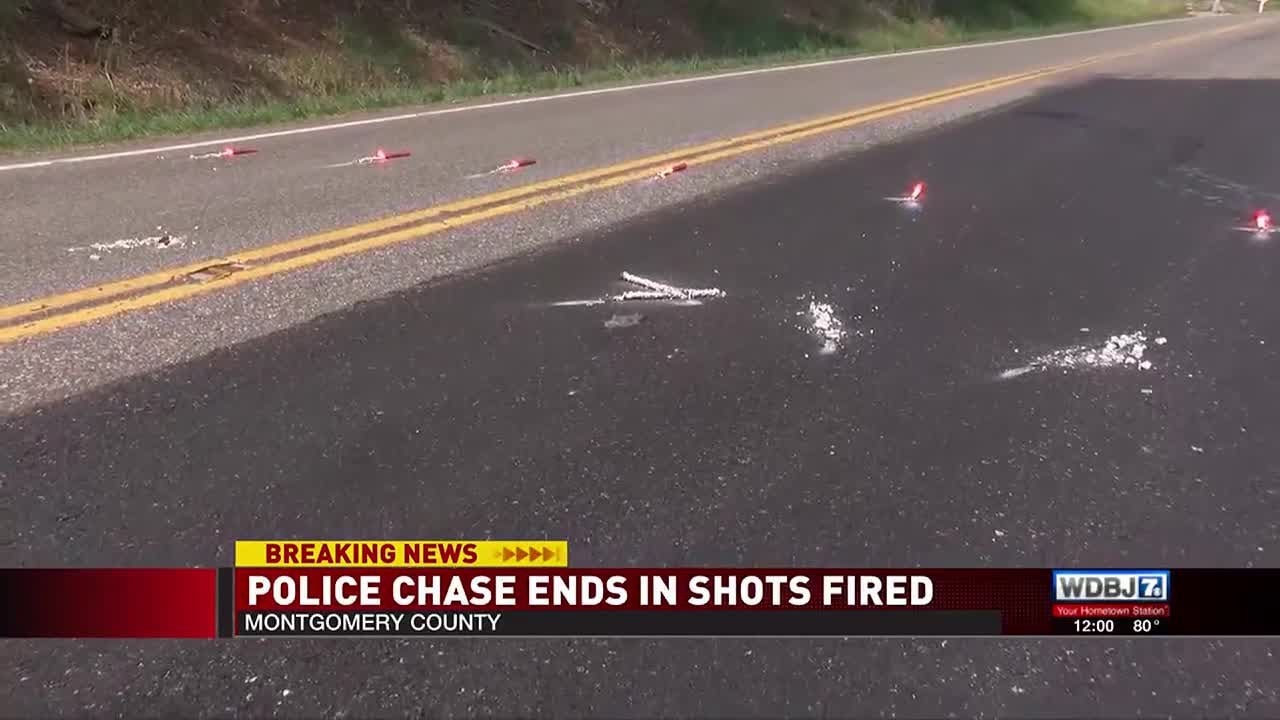 Montgomery Police Chase Ends in Shots Fired - YouTube