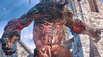 Devil May Cry 5 - Goliath Boss Fight (4K Ultra HD)