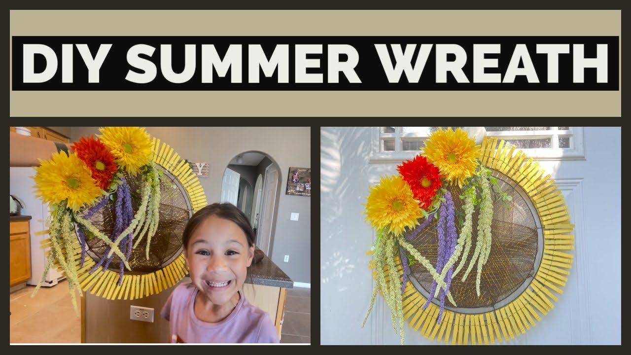 DIY Summer Wreath | Munchkin World