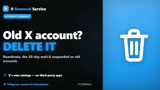 How to Delete Twitter Account on X, Even an Old One