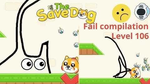 Fail compilation. 😬 Save the Dog game - level 106. 👍 #savethedoggame 