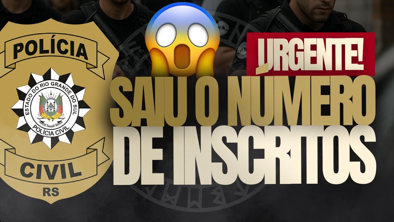 A MENOR CONCORRÊNCIA DA HISTÓRIA CONCURSO POLÍCIA CIVIL RIO GRANDE DO SUL | EDITAL PCRS 2025