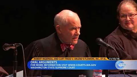 Oral Arguments for Barronelle Stutzman's case befo...
