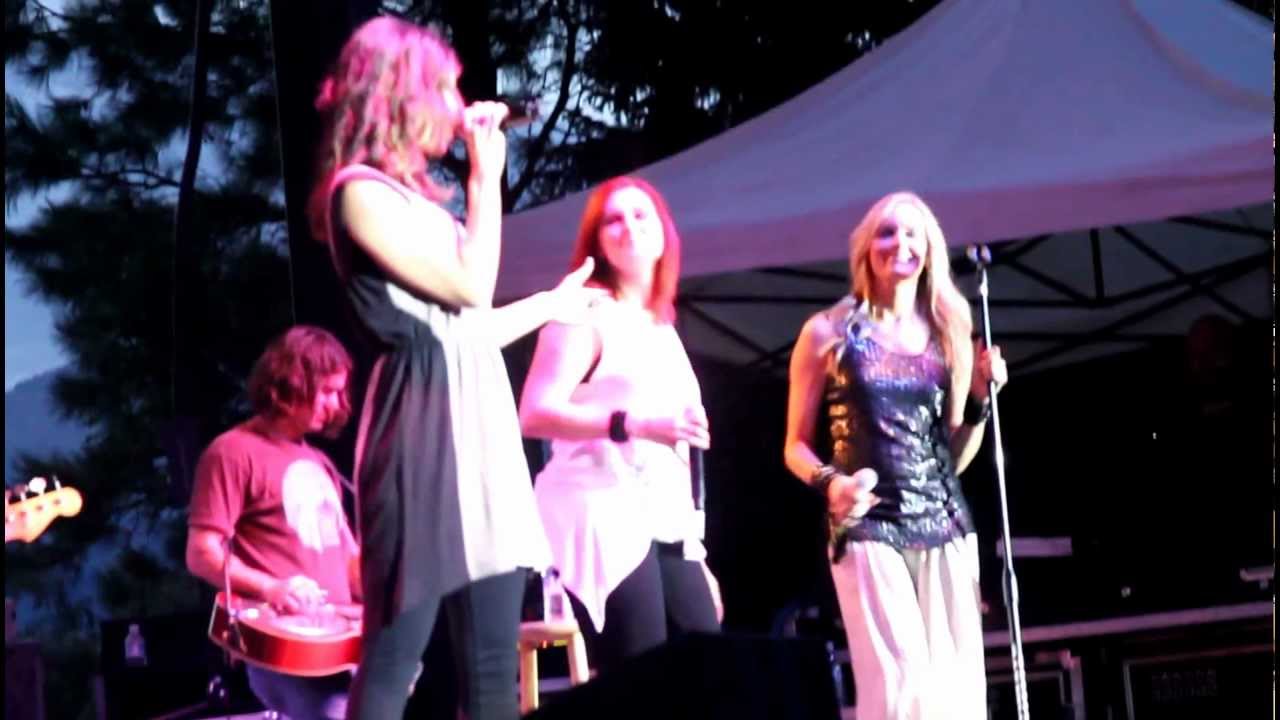 Shedaisy singing at Steel Days in American Fork, Utah on 7/21/2012