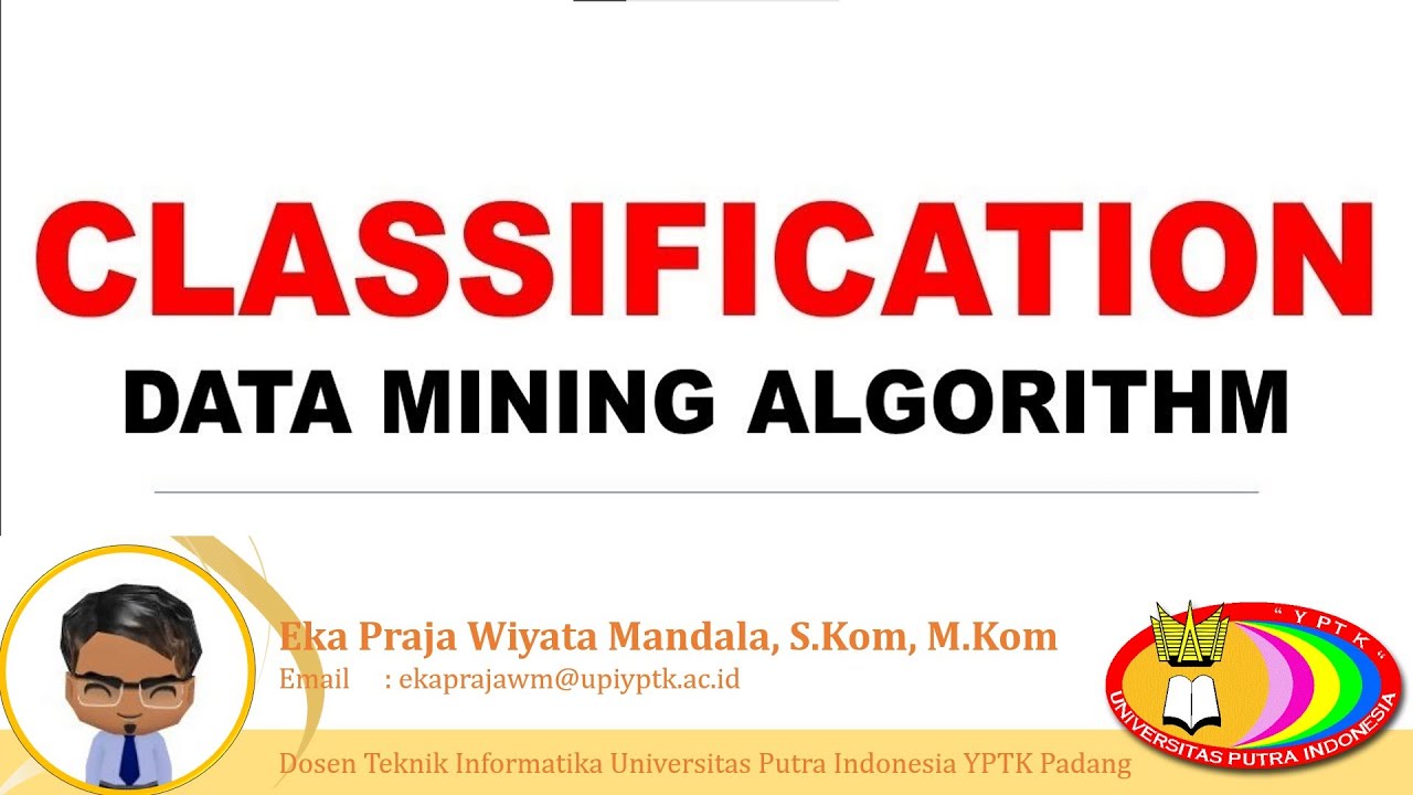 Data Mining : #6. Classification - YouTube