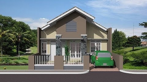 Sketchup make  house design and rendering use Irender Nxt