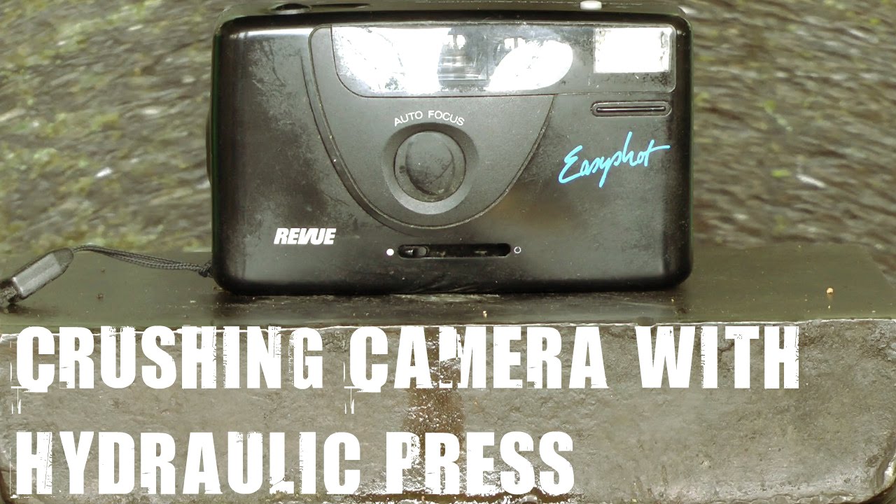 Crushing Camera with Hydraulic Press YouTube