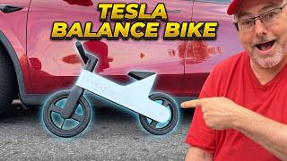 The NEW $225 Tesla Balance Bike for Kids! Unboxing and First Look